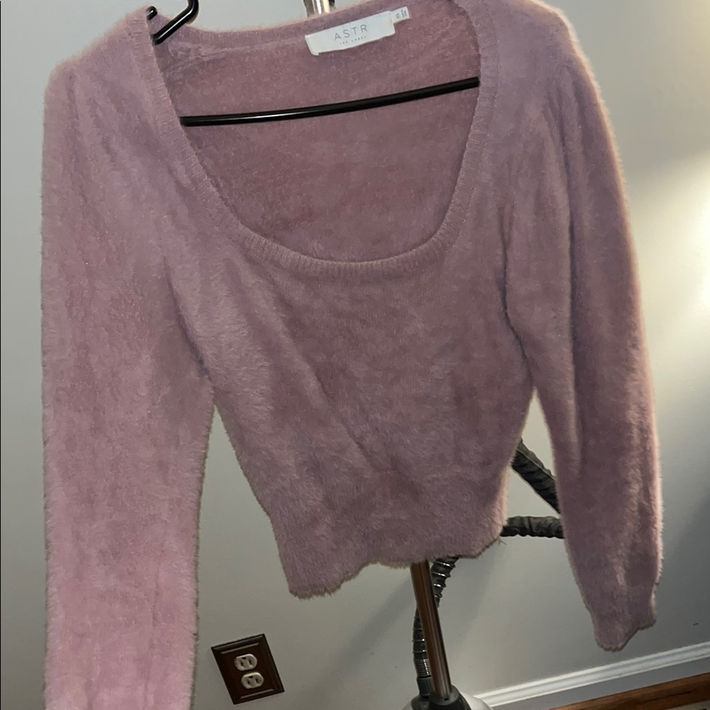 ASTR Women's Pink Sweater